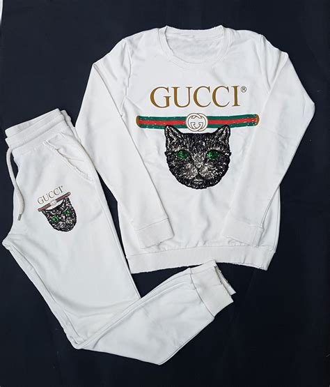 gucci ladies tracksuit replica|Gucci tracksuits from etsy.